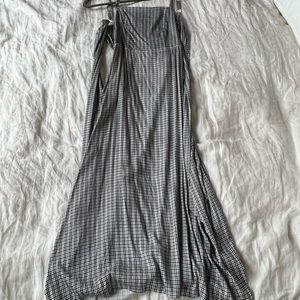 Urban Outfitters Checkered Plaid Maxi Dress
